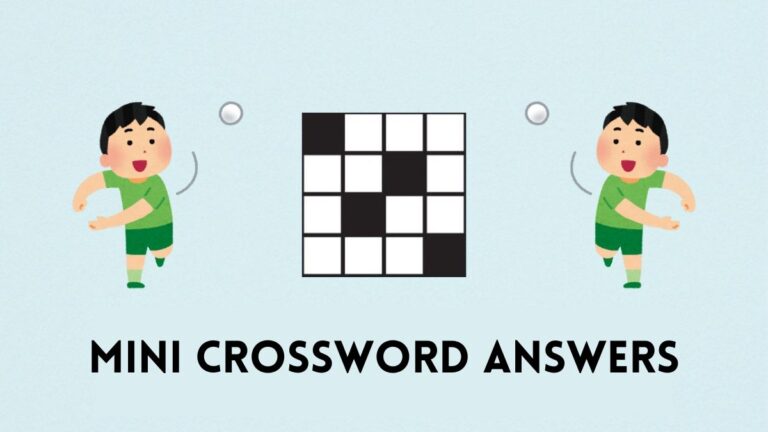 mini crossword answers